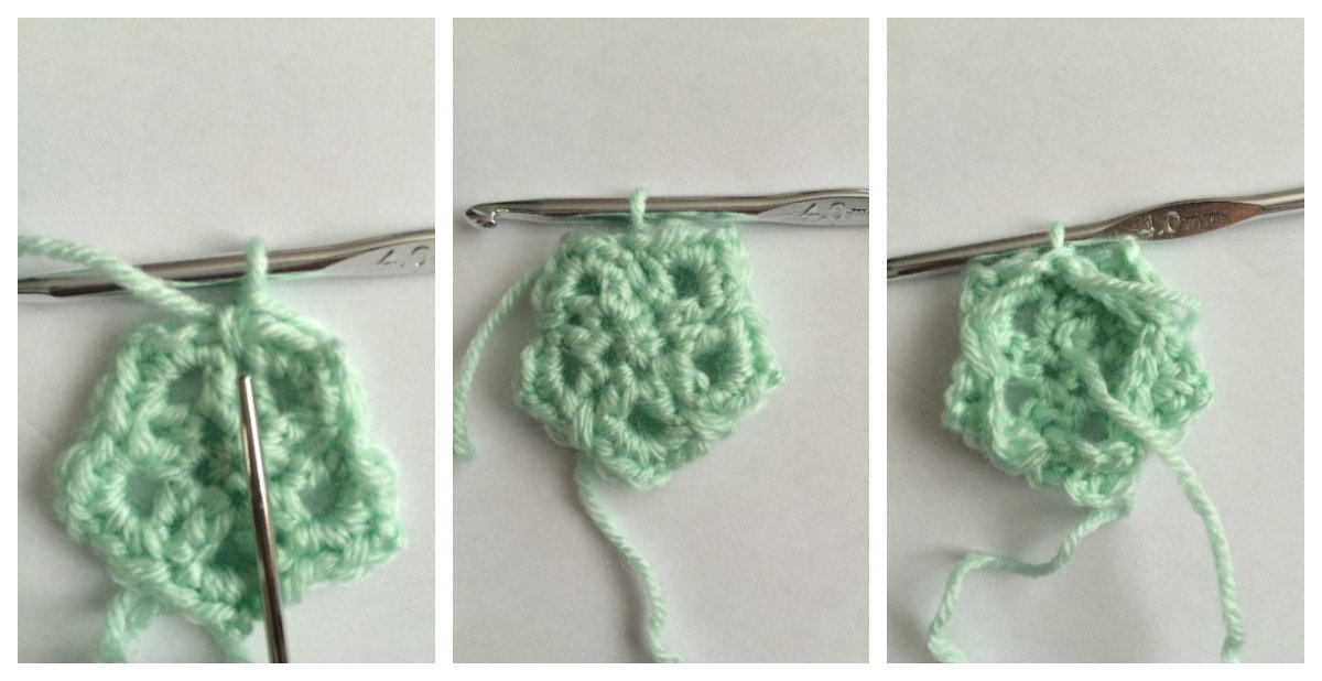 Blog-Inhaltsbild für 'Hübsche Eisblüte, kostenlose Häkelanleitung'